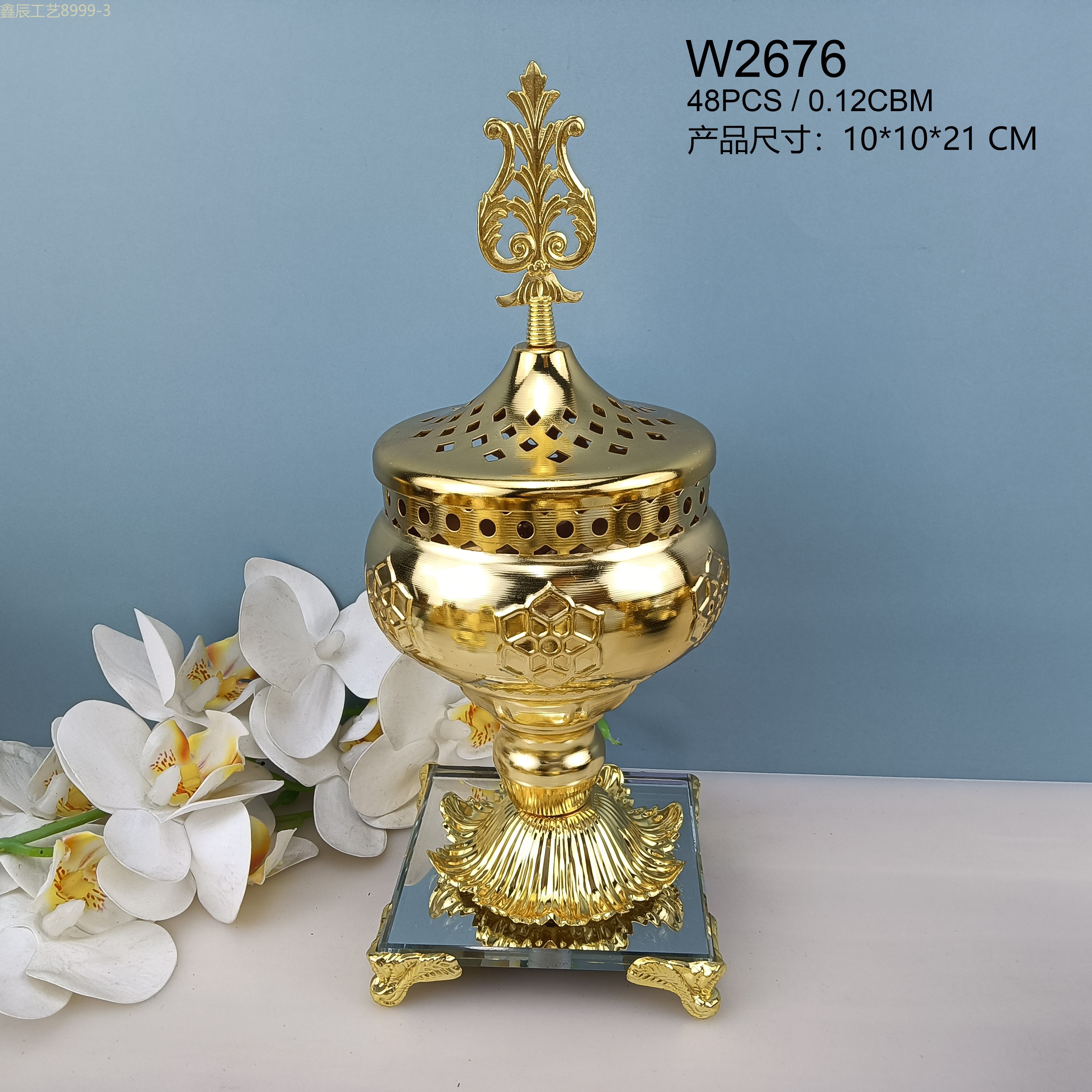 香炉工艺品/香炉/祈福牌/祈福带/纯铜香篆产品图