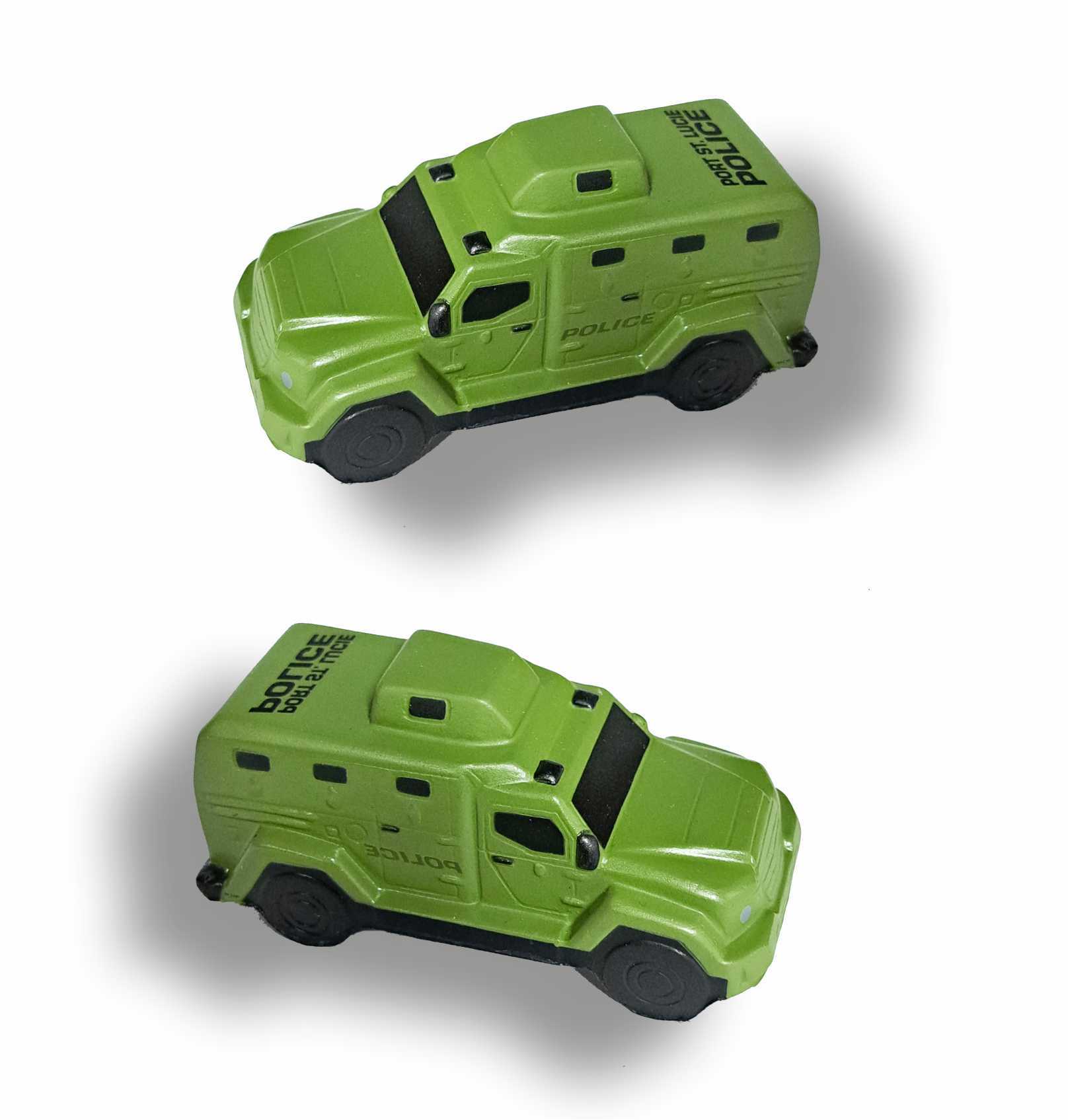 pu发泡军车模型，警察压力球，玩具军车，可开模定制细节图