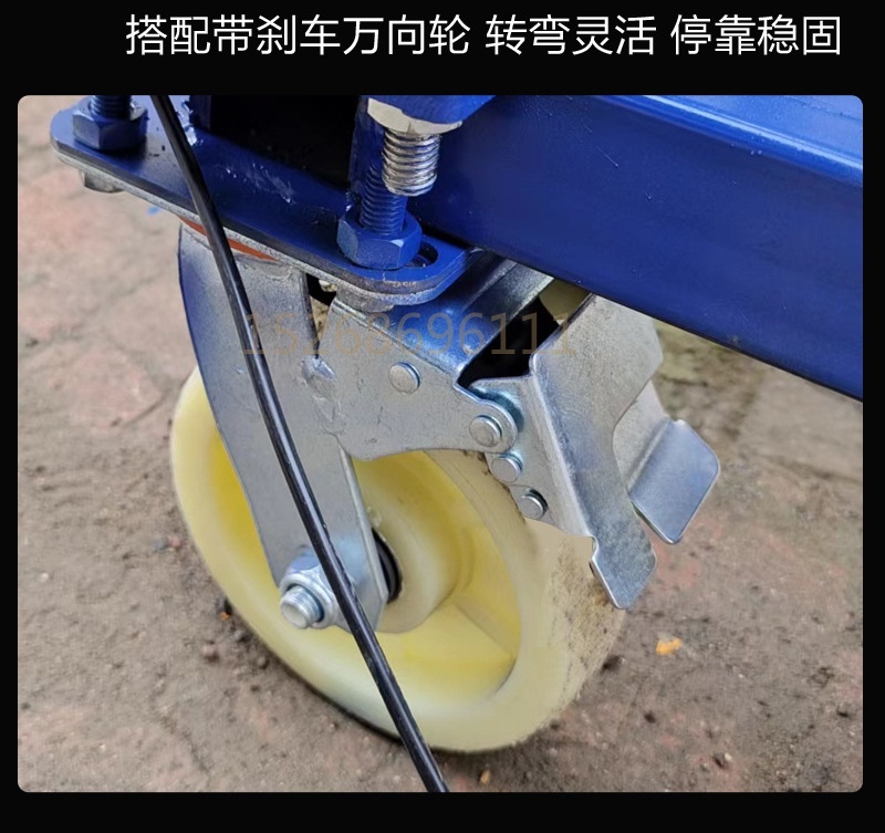 Electric scaffolding lift, 3-door, new type of mobile folding scaffolding, outdoor cargo elevator, multi-functional scaffolding pic 9