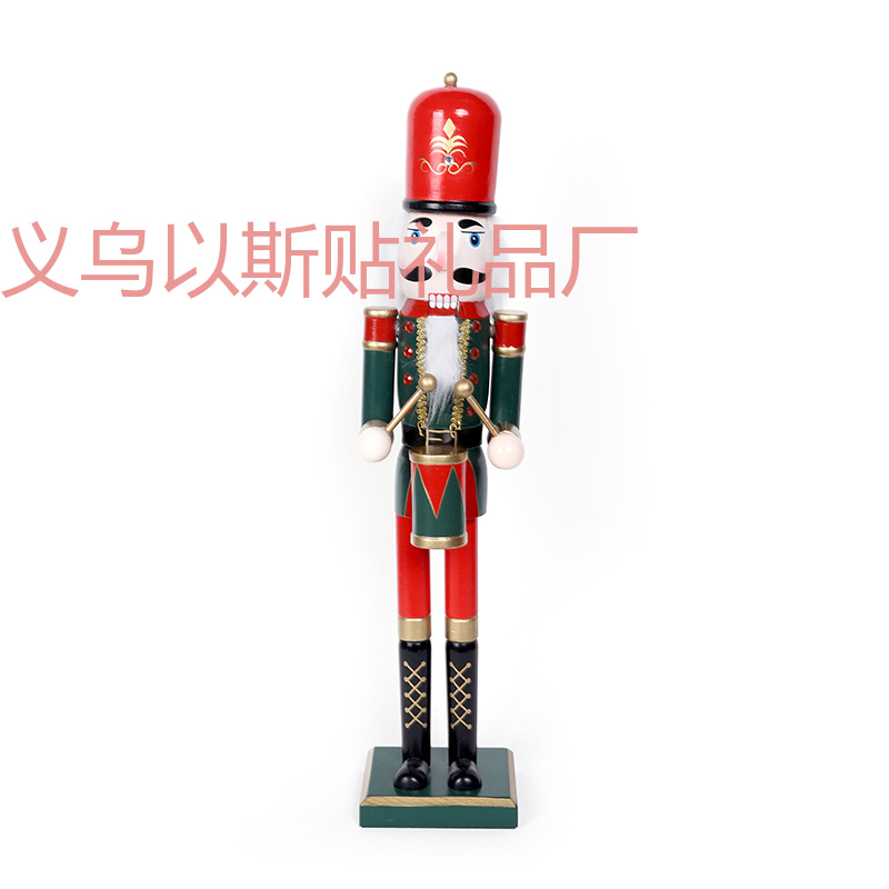 60cm多款式彩绘胡桃木偶 圣诞节木质胡桃士兵图
