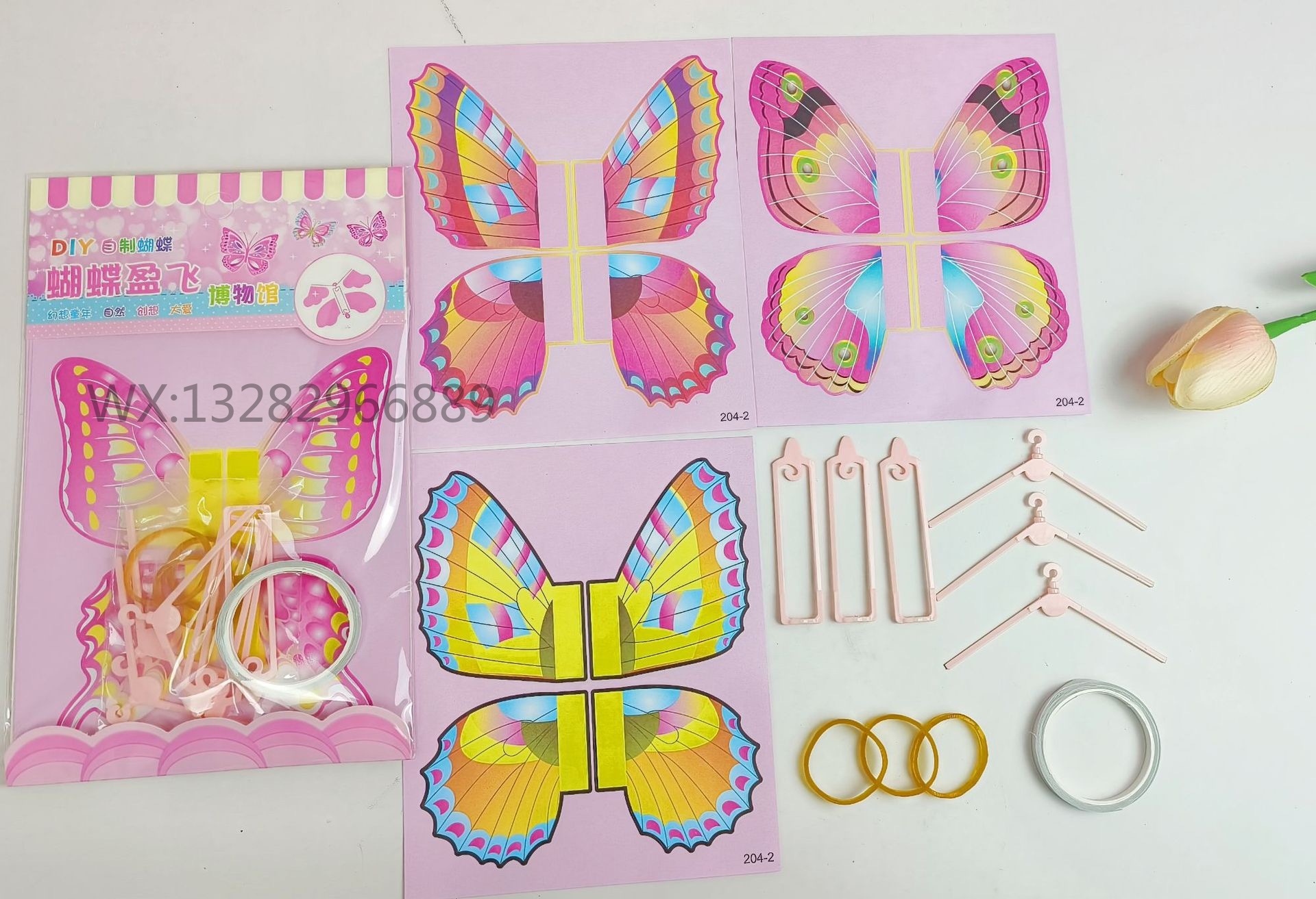 Butterfly Flying Museum Handmade Butterfly Set with high appearance Level diy handmade butterflies Item Picture
