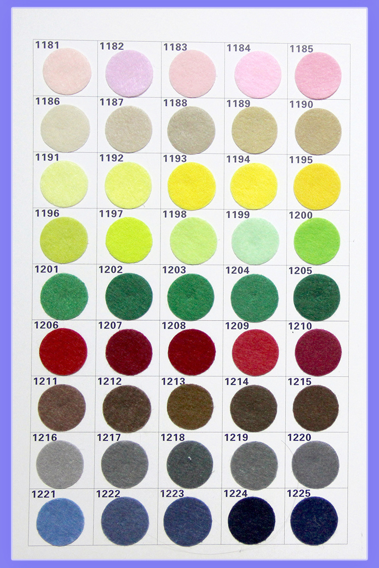 Factory direct sales of 1.0mm European standard eco-friendly needle-punched non-woven fabric, diy colored non-woven fabric, velvet felt fabric pic 12