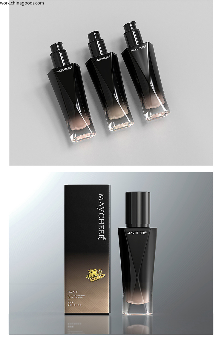 MAYCHEER Pecan Soft and Smooth Foundation for long-lasting makeup, natural nude makeup, oil control, concealing and skin softening pic 12