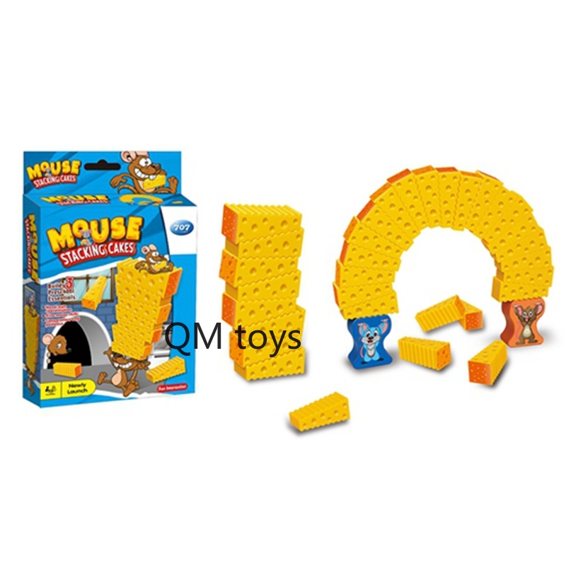 NEW cross-border selling puzzle board game Mouse stack cake blow ball game digital challenge stack chair whack-a-mole Sea lion trap game puzzle board game children's board game