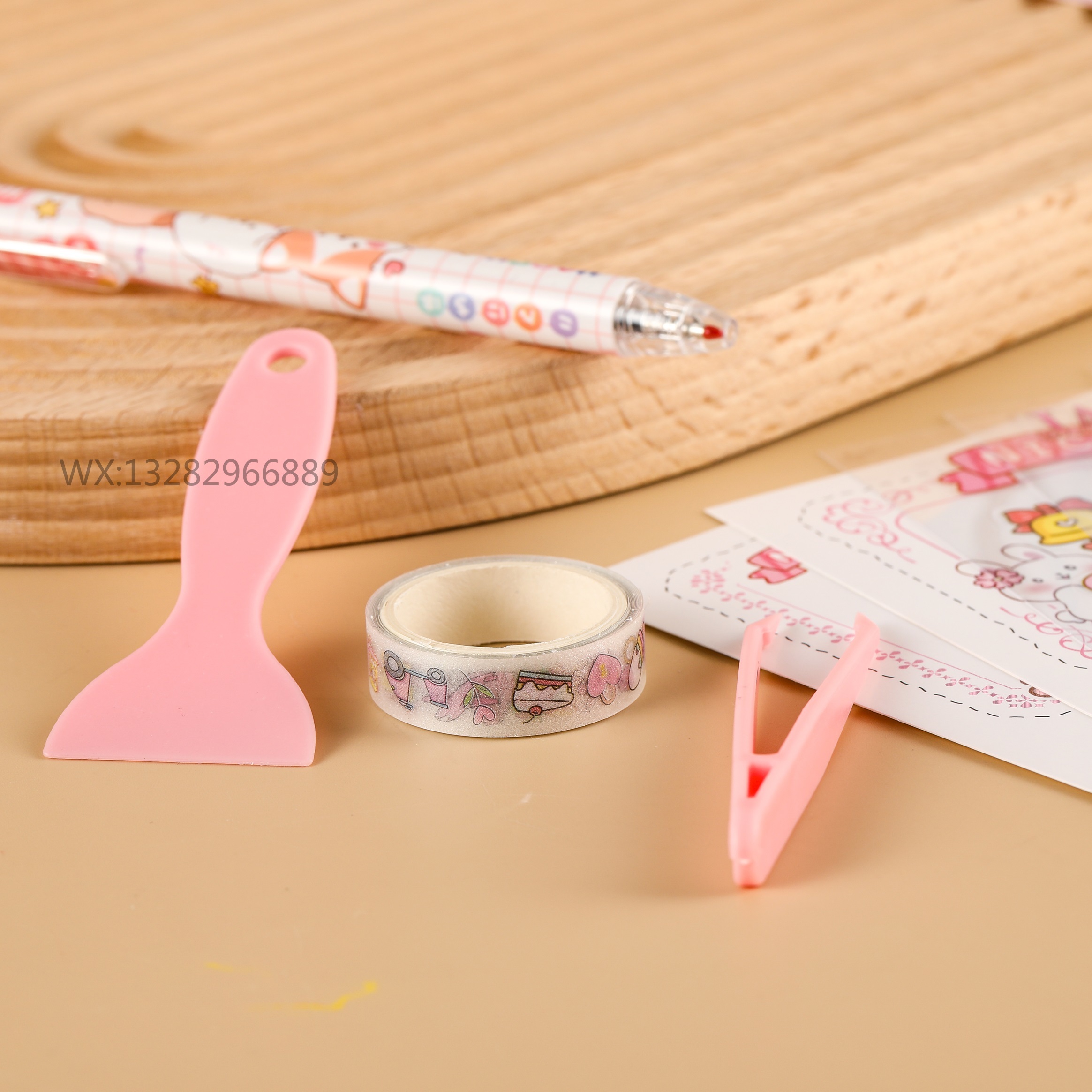 مجموعة ملصقات مطبوعة على شريط لاصق لاصق ملصق كتاب Item Picture