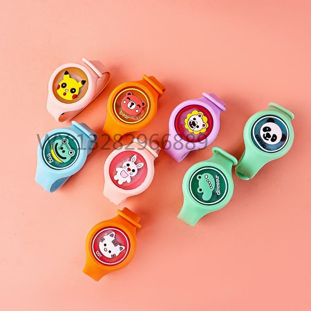 儿童发光手环盒装卡通宝宝驱蚊手环夏季防蚊手链户外发光防护手环产品图