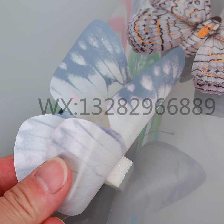 Three-dimensional butterfly decorative stickers, three-dimensional butterfly decorative home exhibition room, layer upon layer wall stickers pic 13