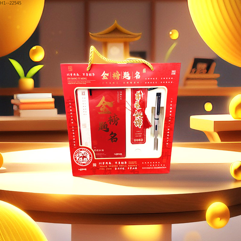 FABER BAODI Graduation season Gift Gold List Stationery set Stationery gift box Office stationery details Picture