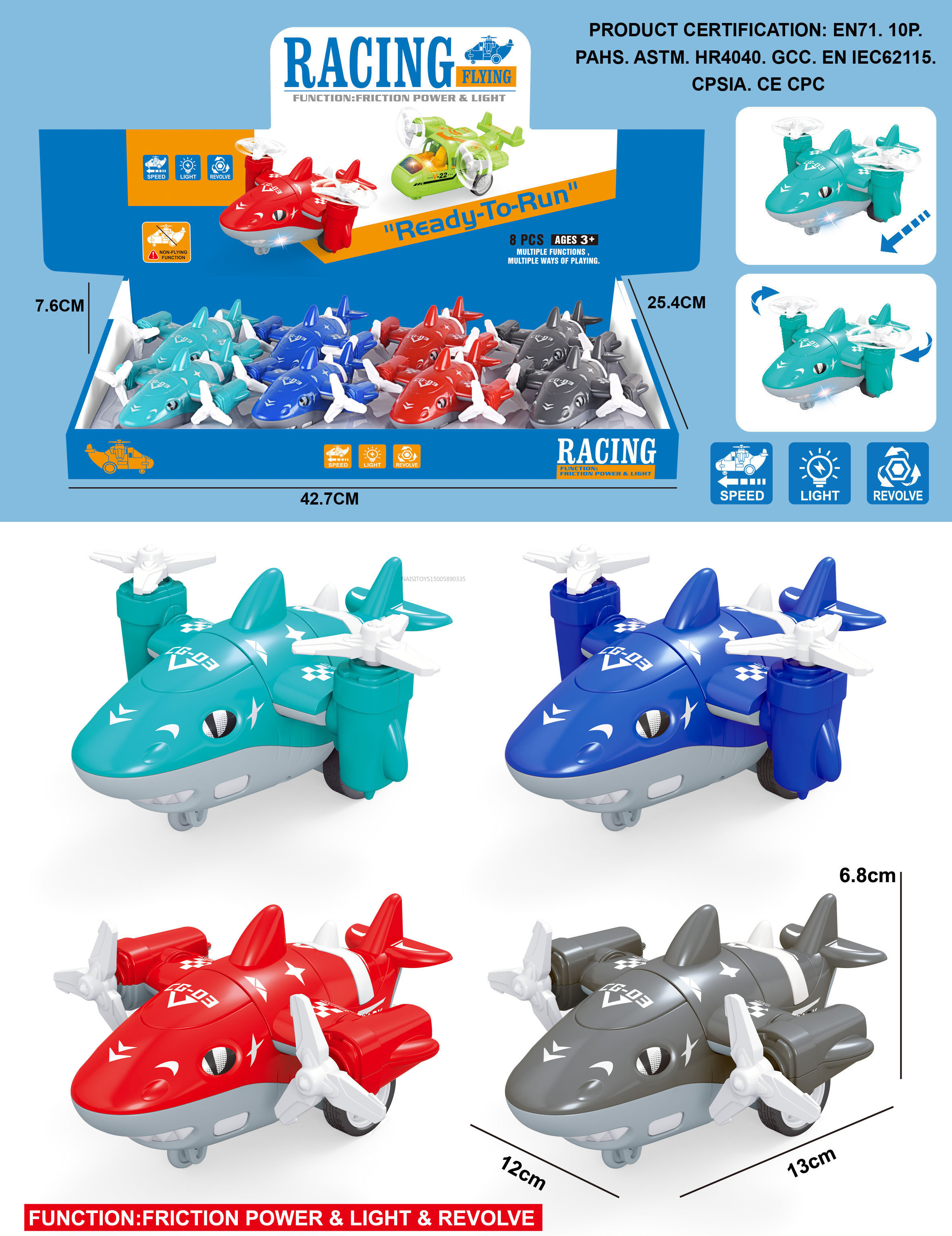 圣诞礼物生日礼品回力玩具车小汽车儿童创意玩具回力车模型车辆套装安全无毒耐摔耐用详情5