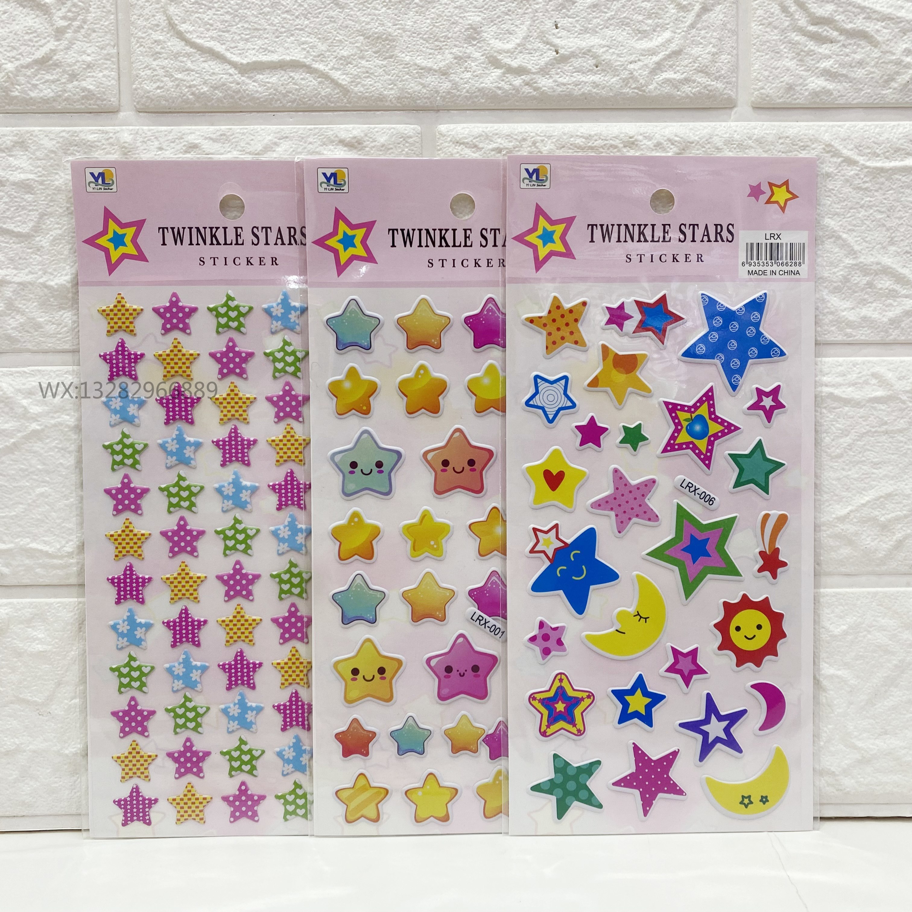 Cartoon hibiscus skin sticker series, dinosaur cat, multiple 16 series, 96 pattern children's DIY 3D stickers, children's reward stickers details Picture