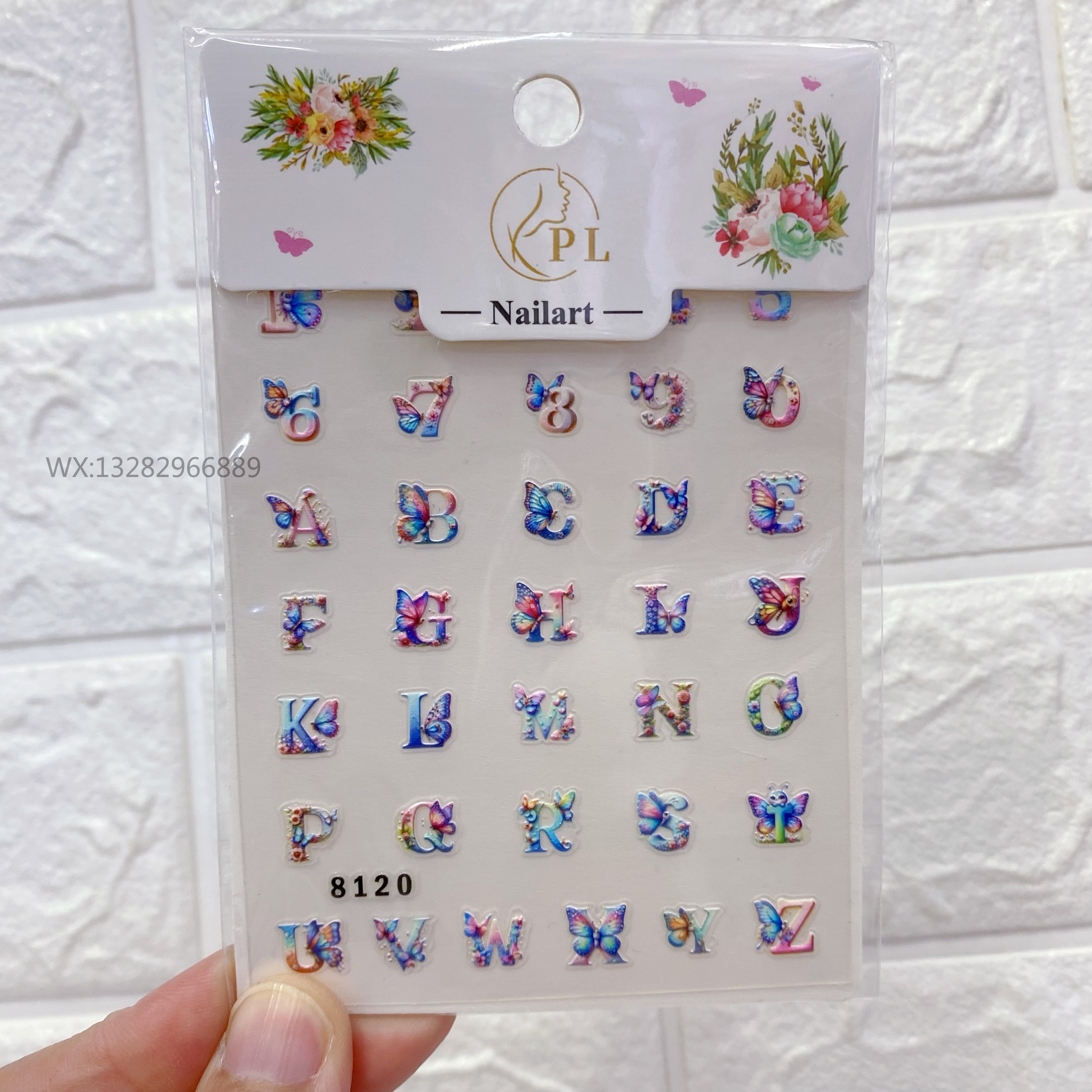 5D Cartoon relief nail stickers, planner stickers, beauty relief small stickers, personalized children's cartoon nail stickers, nail stickers details Picture