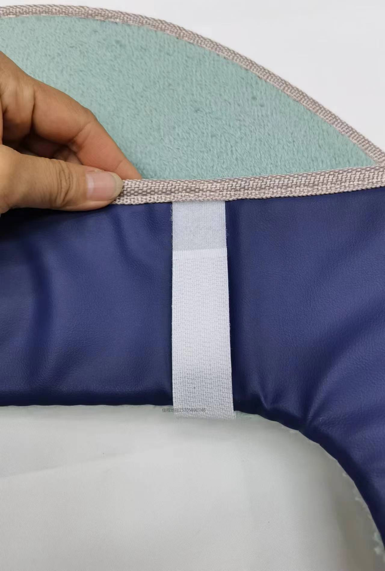 加厚款毛绒马桶垫防冻保暖坐便垫家用卫生间马桶垫粘扣带 产品质量好 有多个款式 单个套opp袋子 一件160片装详情8