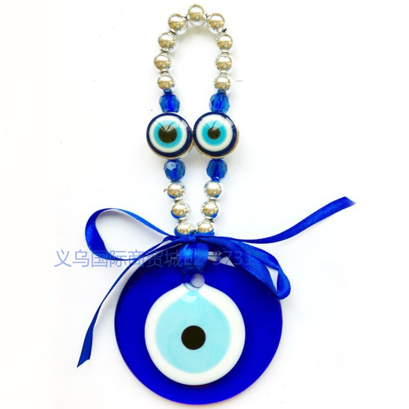 Yiwu Siyao Accessories Blue Eye Glass Pendants, home decorations, Greek and Turkish souvenirs, glass eye accessories Factory Customization, foreign trade supply sources Application Scenario