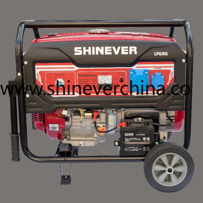 Shinever 油汽两用发电机组8KW/10KVA Gasoline &NG/LPG Generaror细节图