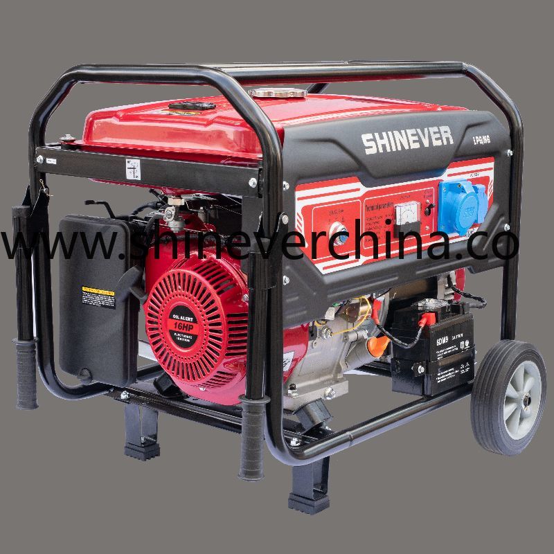 Shinever 油汽两用发电机组8KW/10KVA Gasoline &NG/LPG Generaror白底实物图