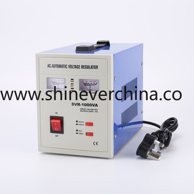 Shinever SVR高精度单相家用稳压器Voltage Regulator/Stabilizer 1000VA