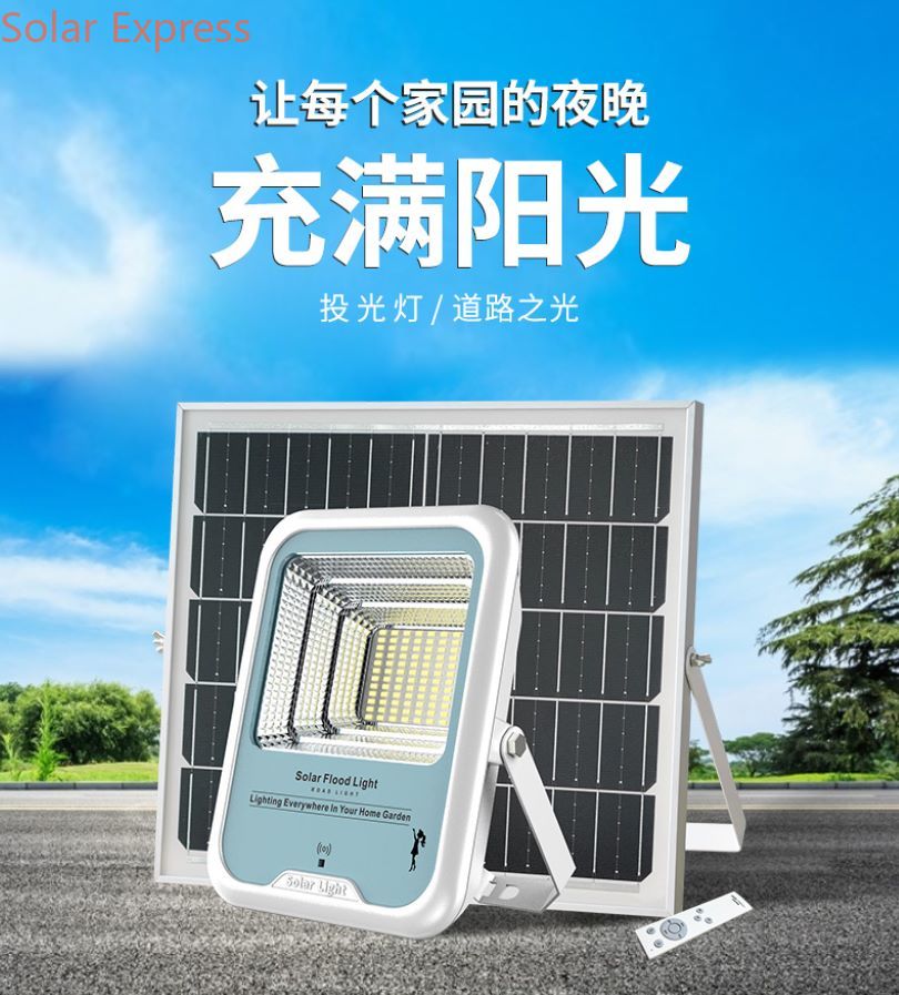 Solar Express SolarLight SPX-E6高品质太阳能投光灯太阳能灯感应定时光感模式户外灯户外投光灯详情1