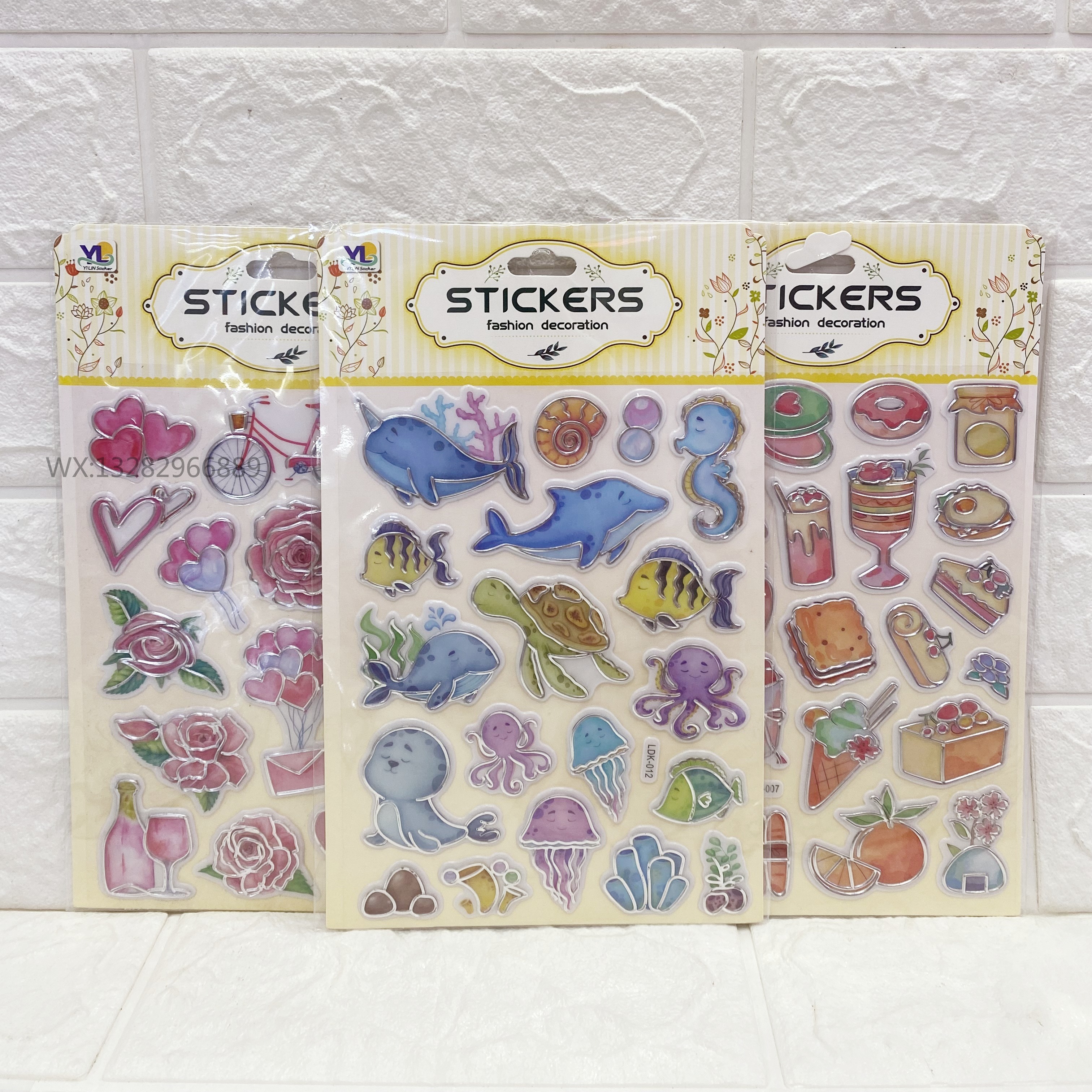 创意贴纸实物图