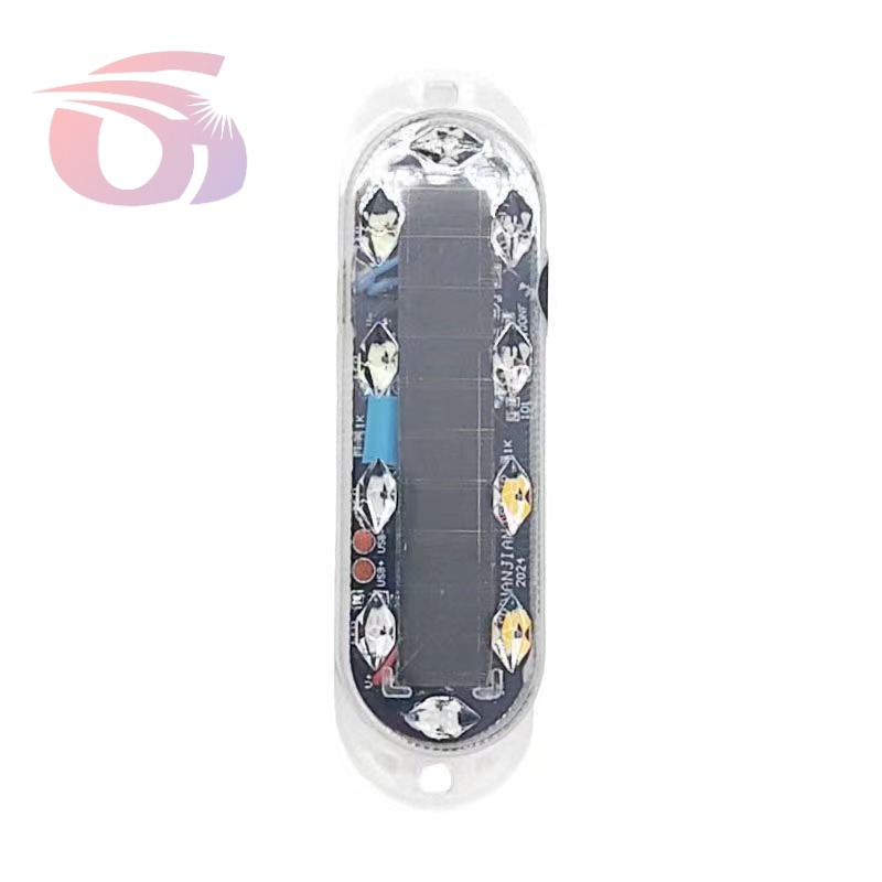 LED flashing lights, warning lights, solar flashing lights, taillights, no-wiring, seven-color flashing lights, multi-mode pic 5