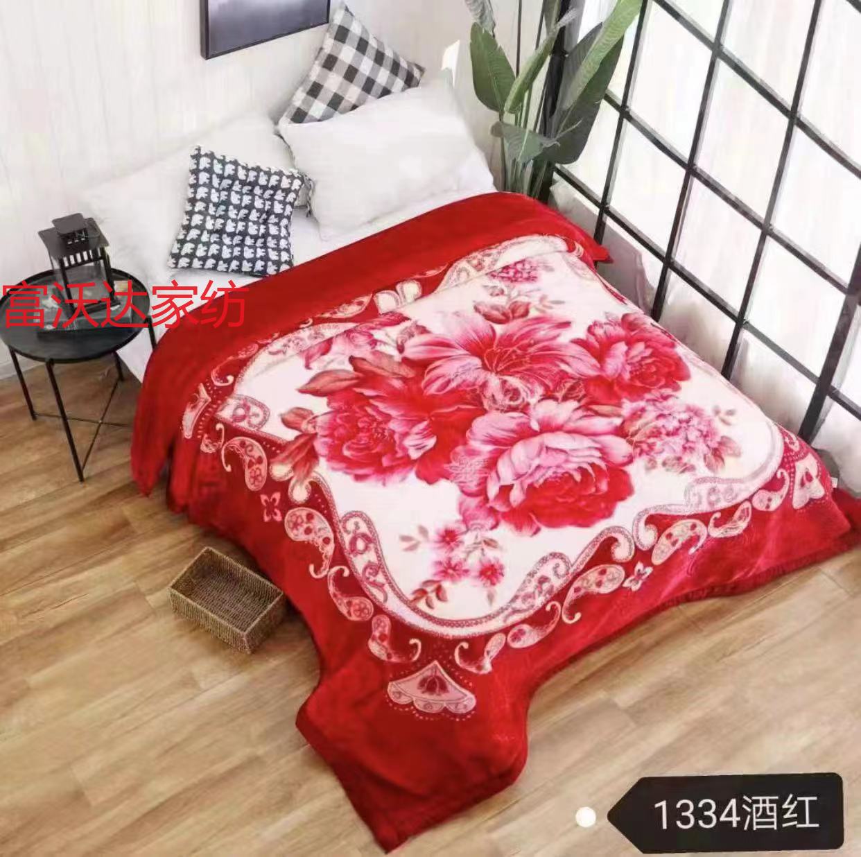 New bedding products for 2025: cloud blanket, enlarged and warm, edge embossed cloud blanket, wedding blanket, Angora blanket, wedding blanket pic 4