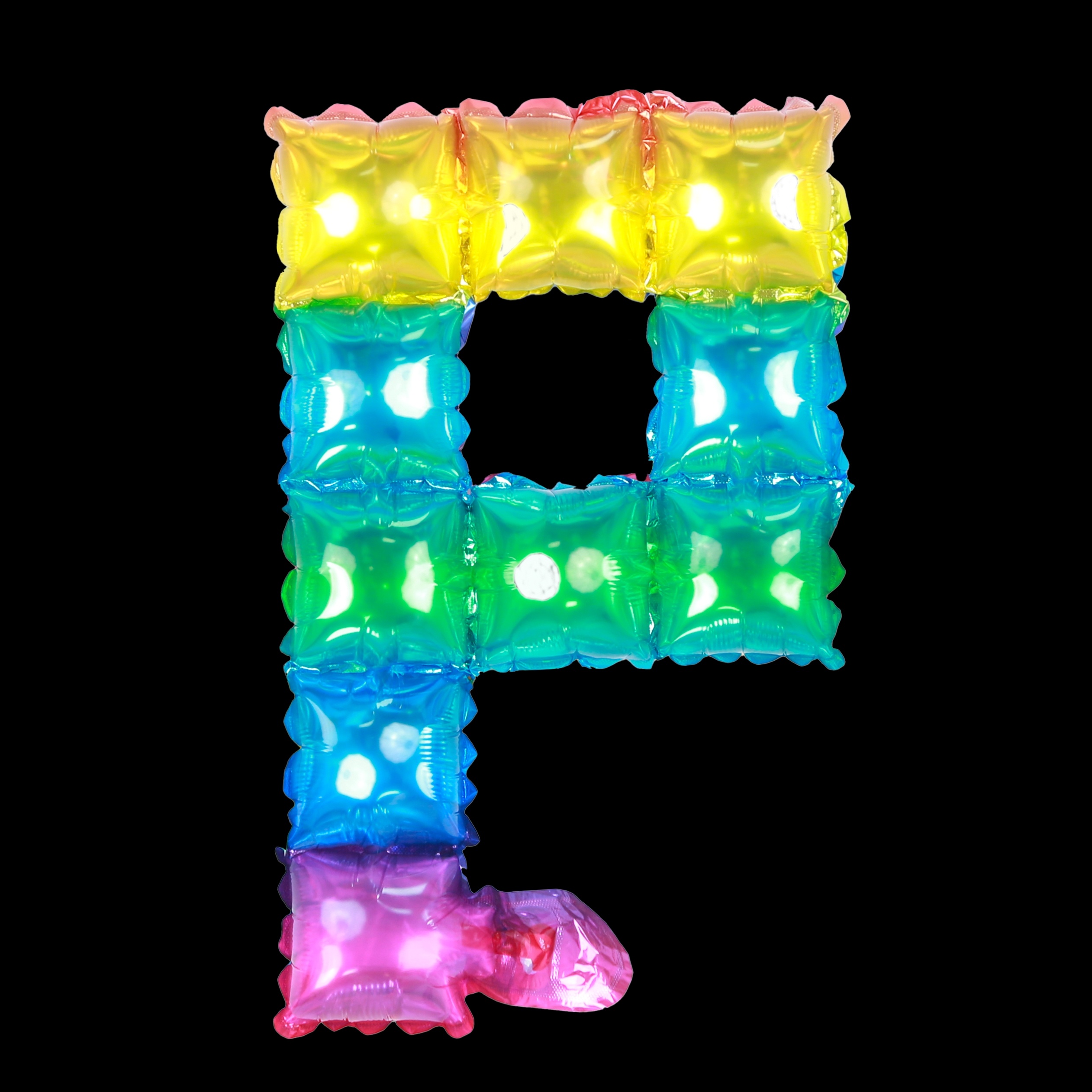 17-inch new square grid English "Happy Birthday" one-piece aluminum film balloon decoration festival party supplies Item Picture