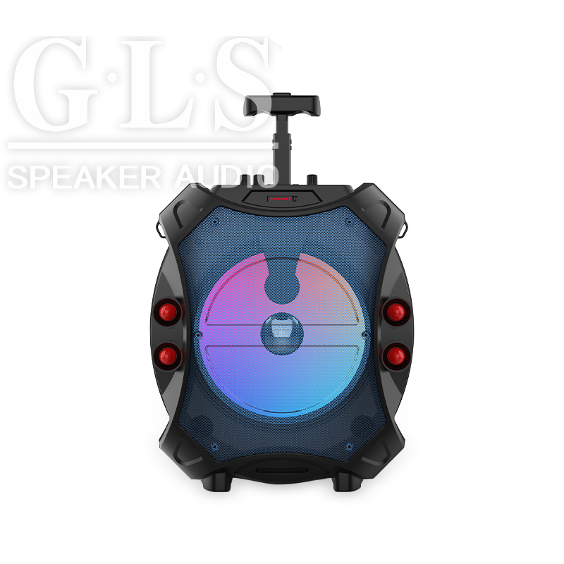 ZQS 12109 single 12 "portable speaker portable Bluetooth wireless audio radio wired mic Specification drawing
