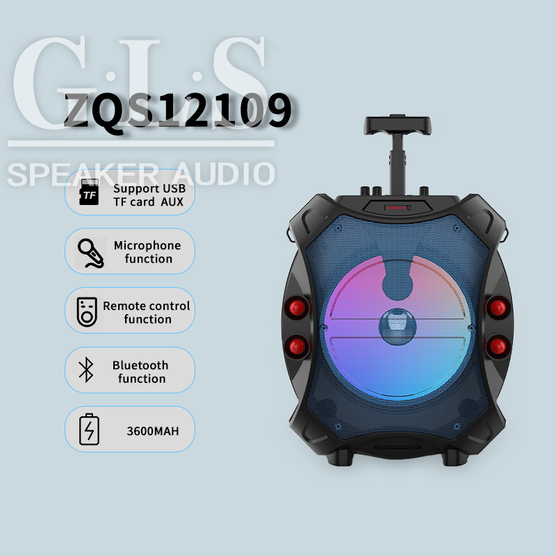 ZQS 12109 single 12 "portable speaker portable Bluetooth wireless audio radio wired mic Application Scenario