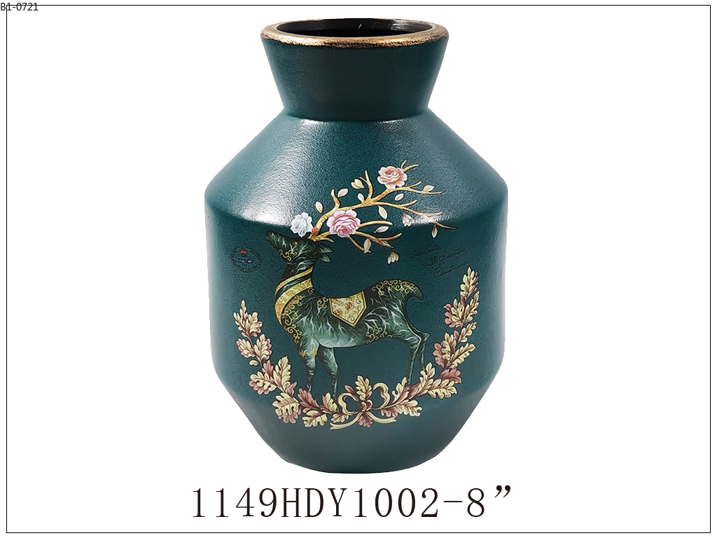 精美花瓶欧式简约陶瓷花瓶摆件电视柜客厅创意北欧艺术现代家居干花插花装饰品详情1