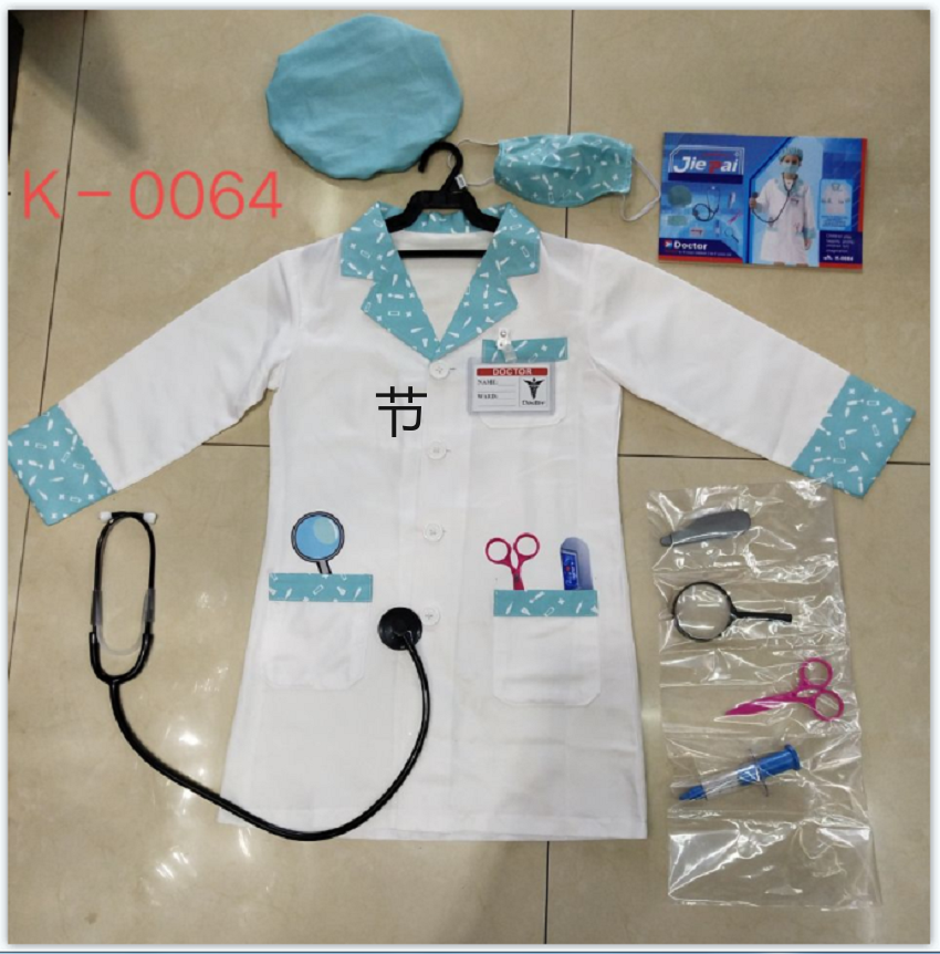 K-0064玩具服装玩具医生服装舞会服装表演服装演出服派对服装节日服装舞台妆舞会用品节日道具详情2