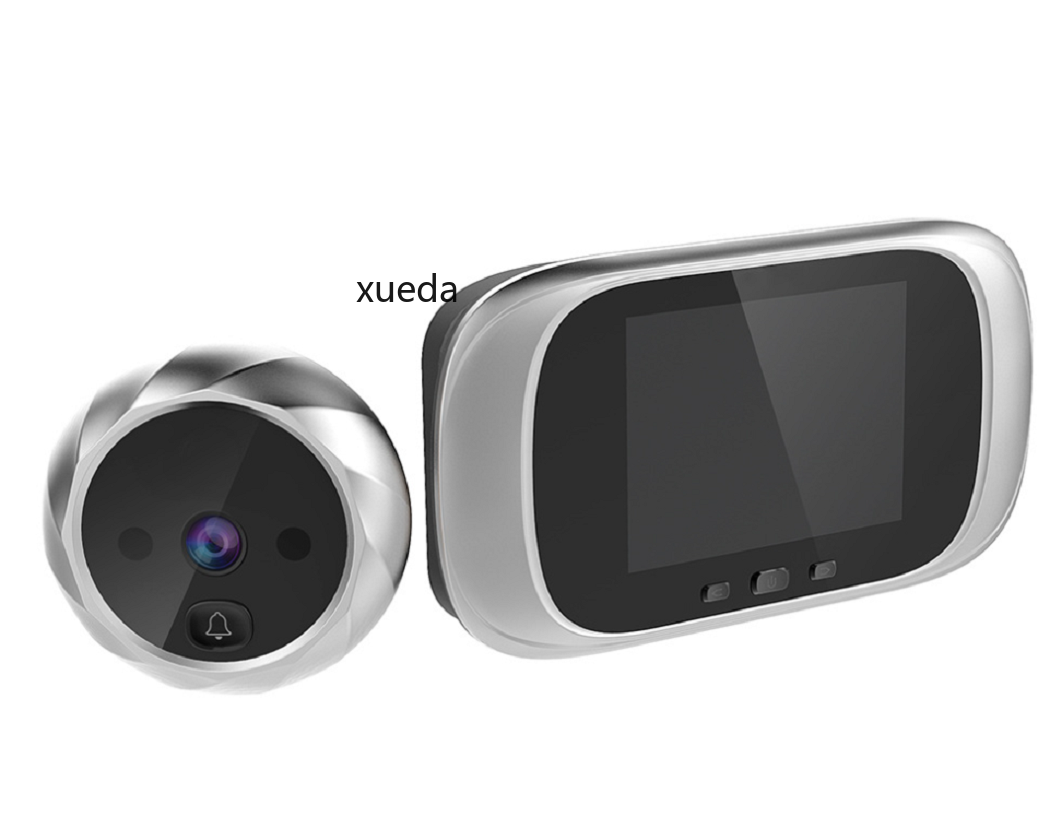  智能家居可视门铃家用猫眼监控智能家庭安全监控门铃夜视拍照电池详情9