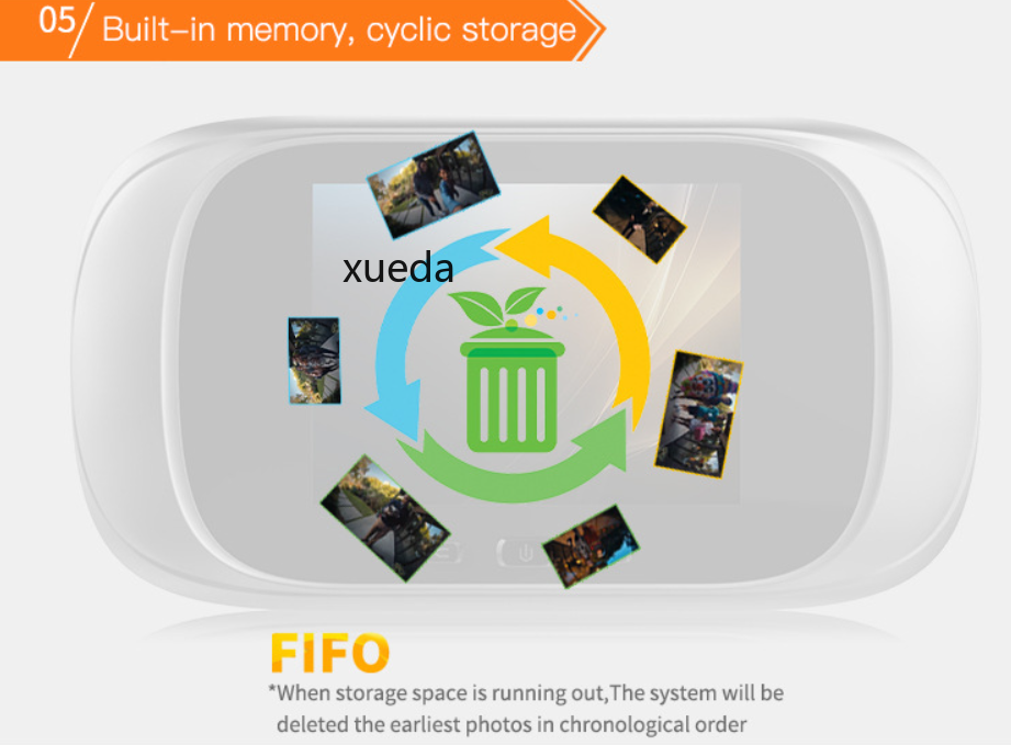  智能家居可视门铃家用猫眼监控智能家庭安全监控门铃夜视拍照电池详情6