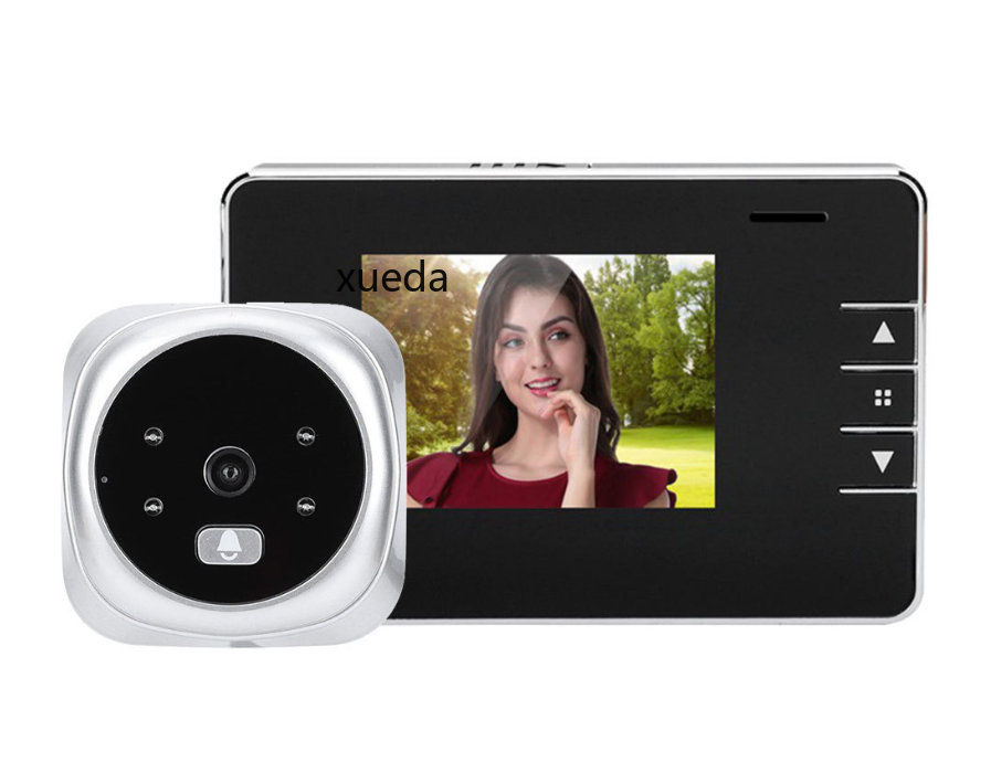 可视电子猫眼家用防盗监控门铃摄像头外贸电子门铃猫眼录像拍照详情5