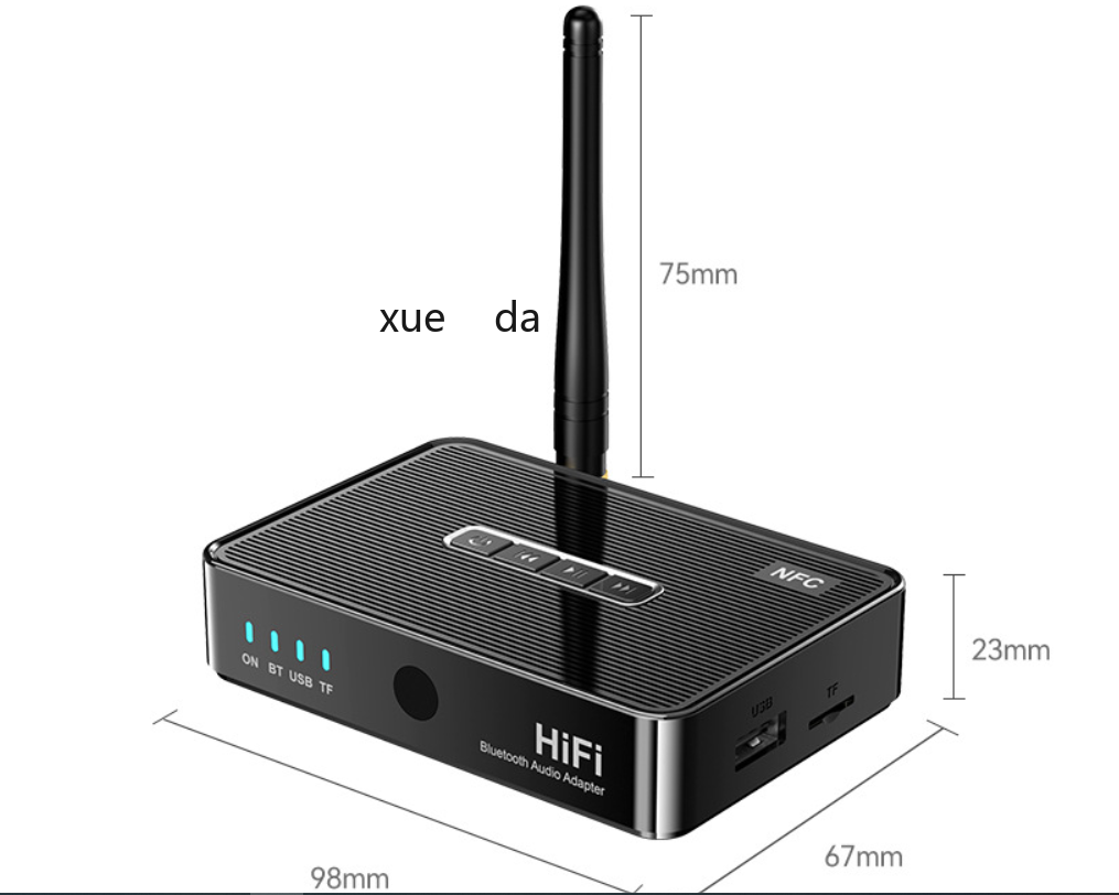 新款蓝牙接收器5.1音频适配器转老式音箱响功放专用6.5麦克风k歌详情7