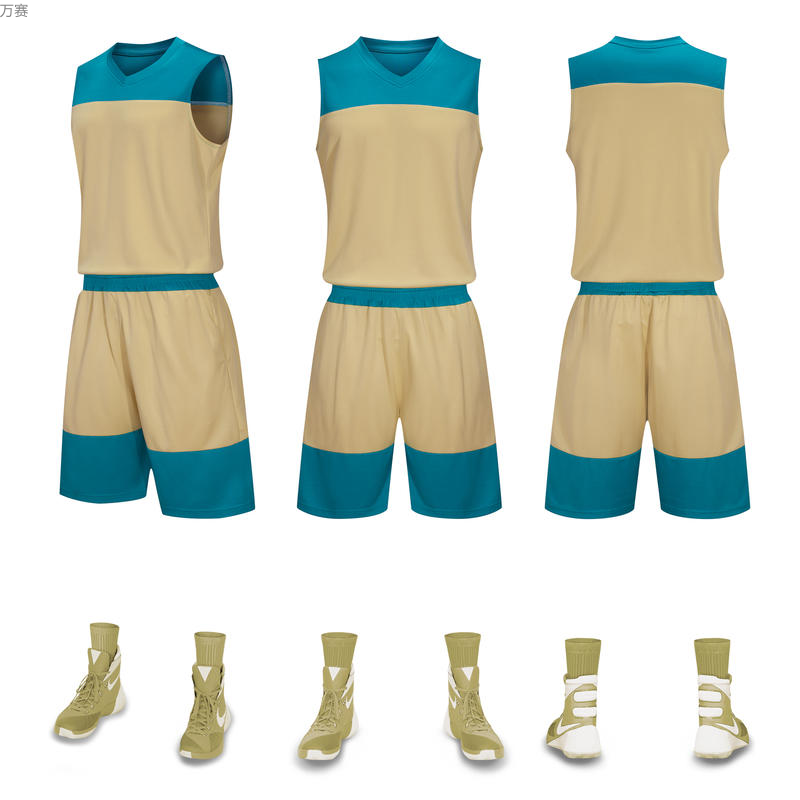 篮球服套装男定制短袖夏季比赛训练运动服队服定制一件代发详情2