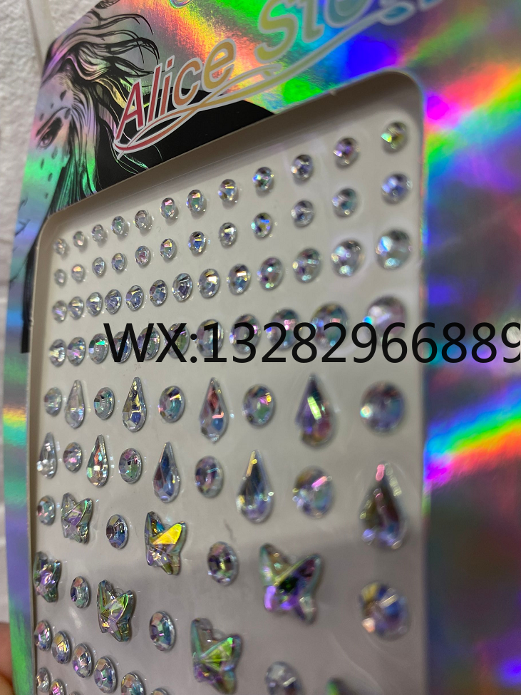 Facial makeup stickers, face stickers, eye drill stickers, shiny eye stickers, ball eye stickers, corner stickers, tear nevus acrylic drill stickers pic 14