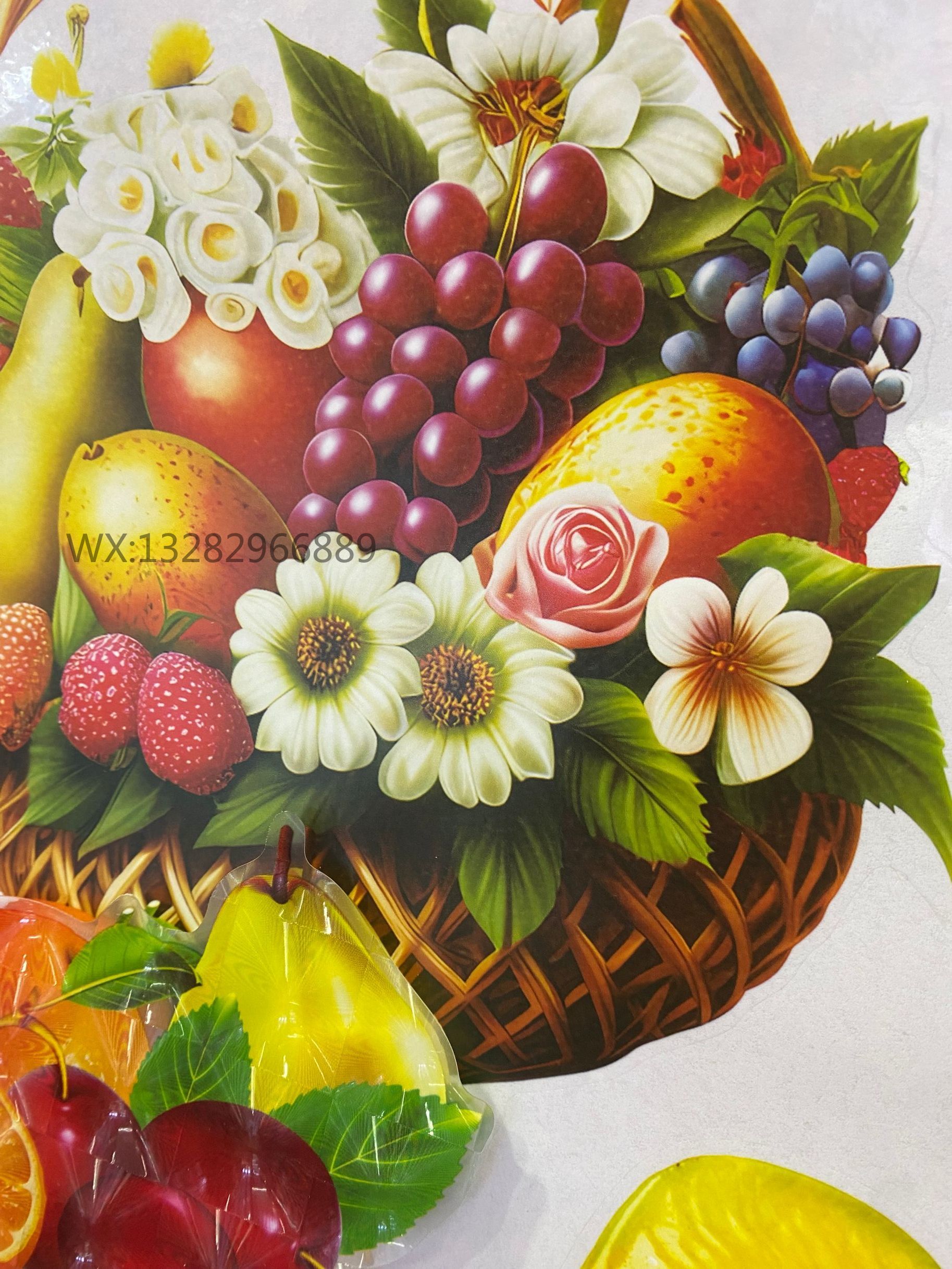 Three-dimensional fruit decorative stickers, three-dimensional handcrafted layer upon layer wall stickers for restaurants, kitchens, lobbies and hotels pic 8