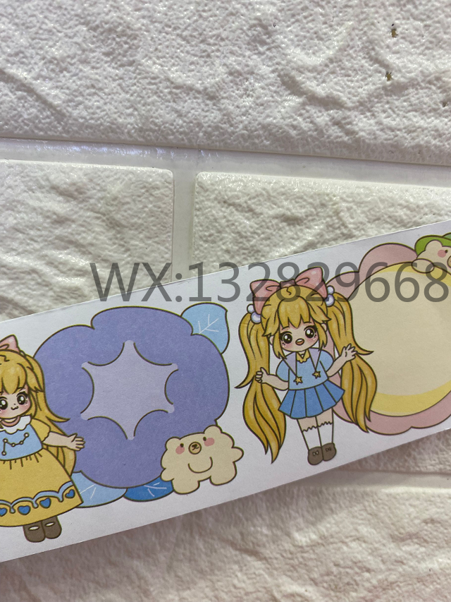 Silver Fish Cartoon Writing Paper Sticky Notes, Notebook Tape, Spring Cute Girl Notebook Stickers, Film DIY cultural and Creative products pic 3