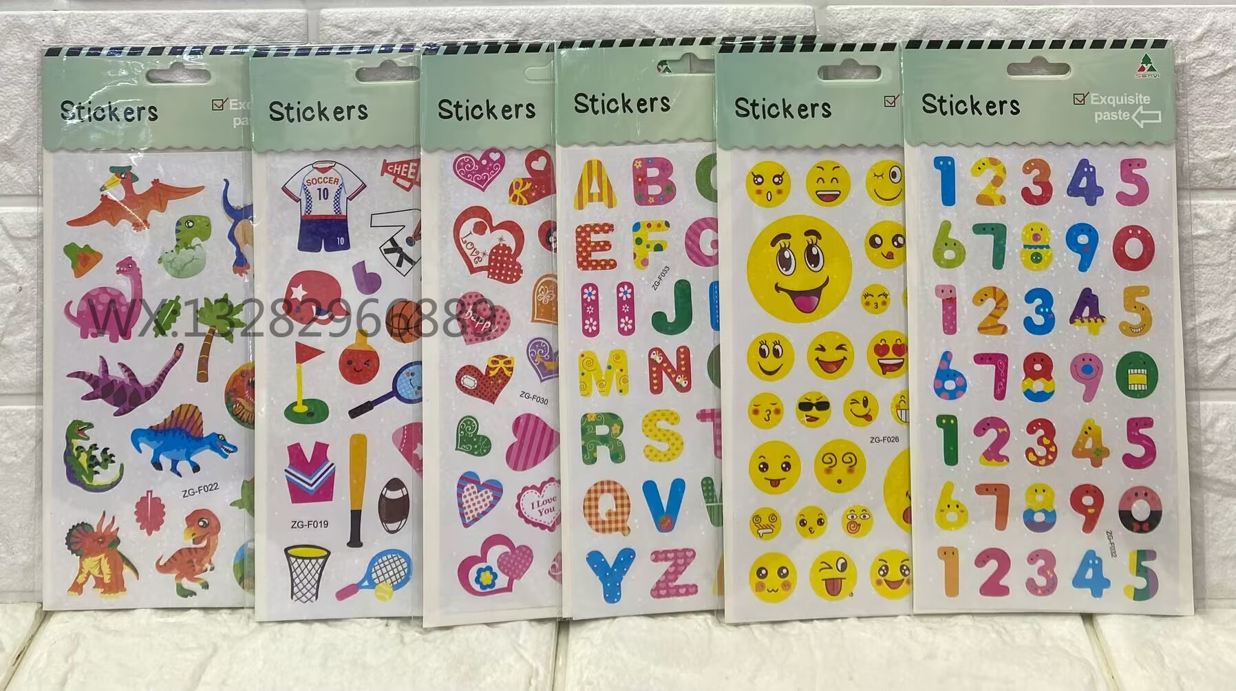 Cartoon fashion children's DIY stickers, shiny children's reward stickers, freely decorated stickers, sparkling Guka stickers Item Picture