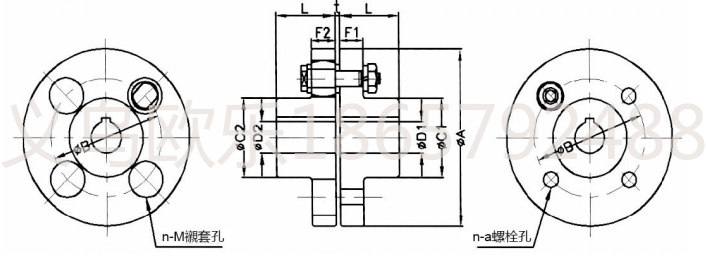 FCL联轴器，高转速，高扭矩，销套联轴器 FCL flexible coupling详情1