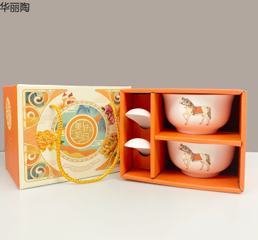 餐具日式餐具礼品陶瓷碗礼品碗餐具套装日式碗杯子陶瓷杯礼品杯定制水杯龙年礼品详情17
