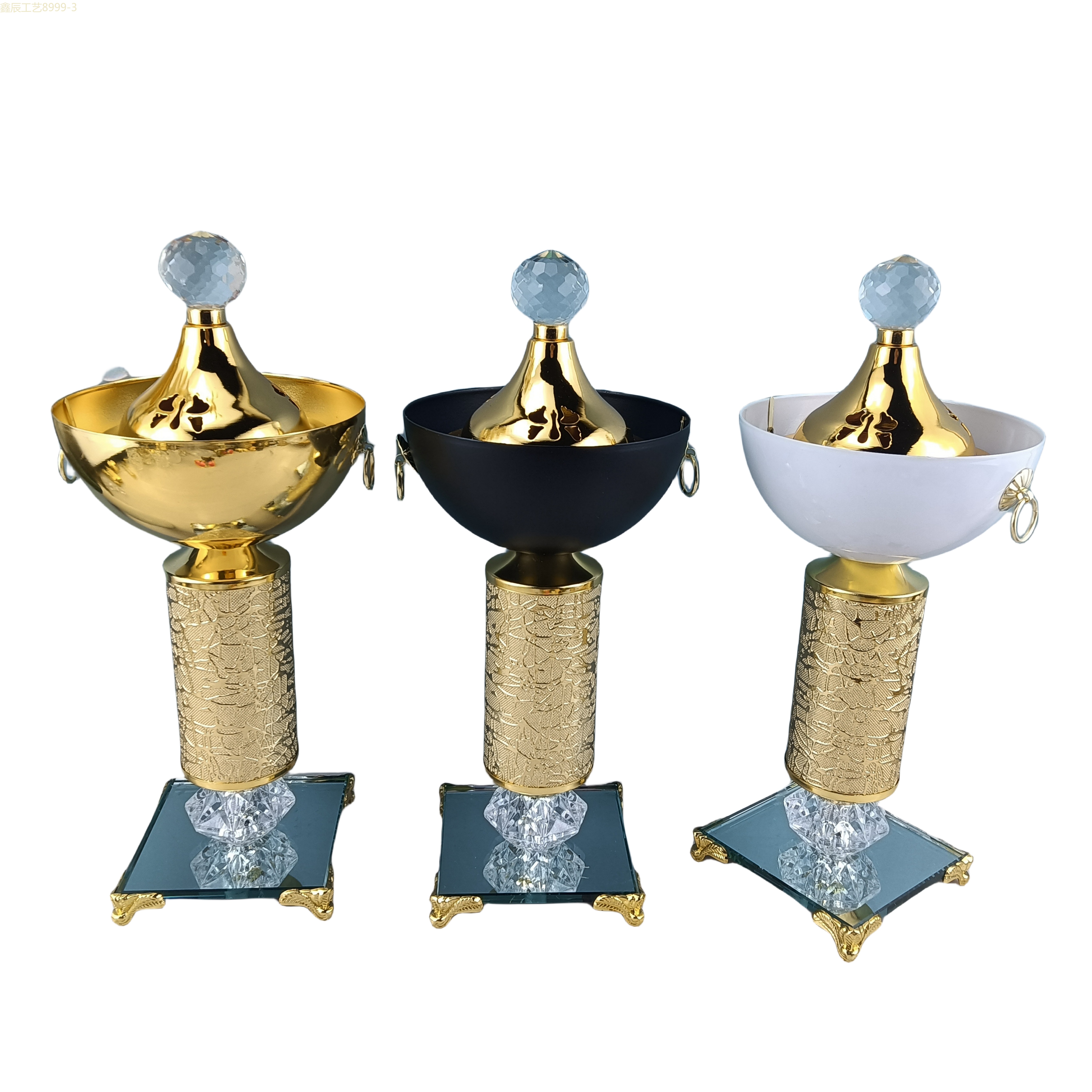 中东香炉工艺品/中东碳香炉白底实物图