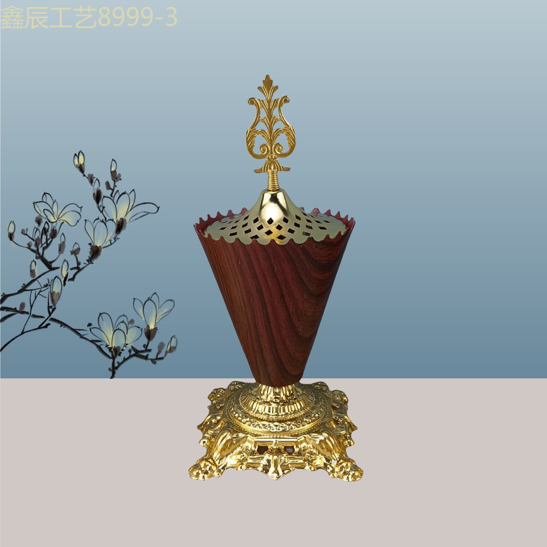 香炉工艺品/香炉/祈福牌/祈福带/纯铜香篆细节图