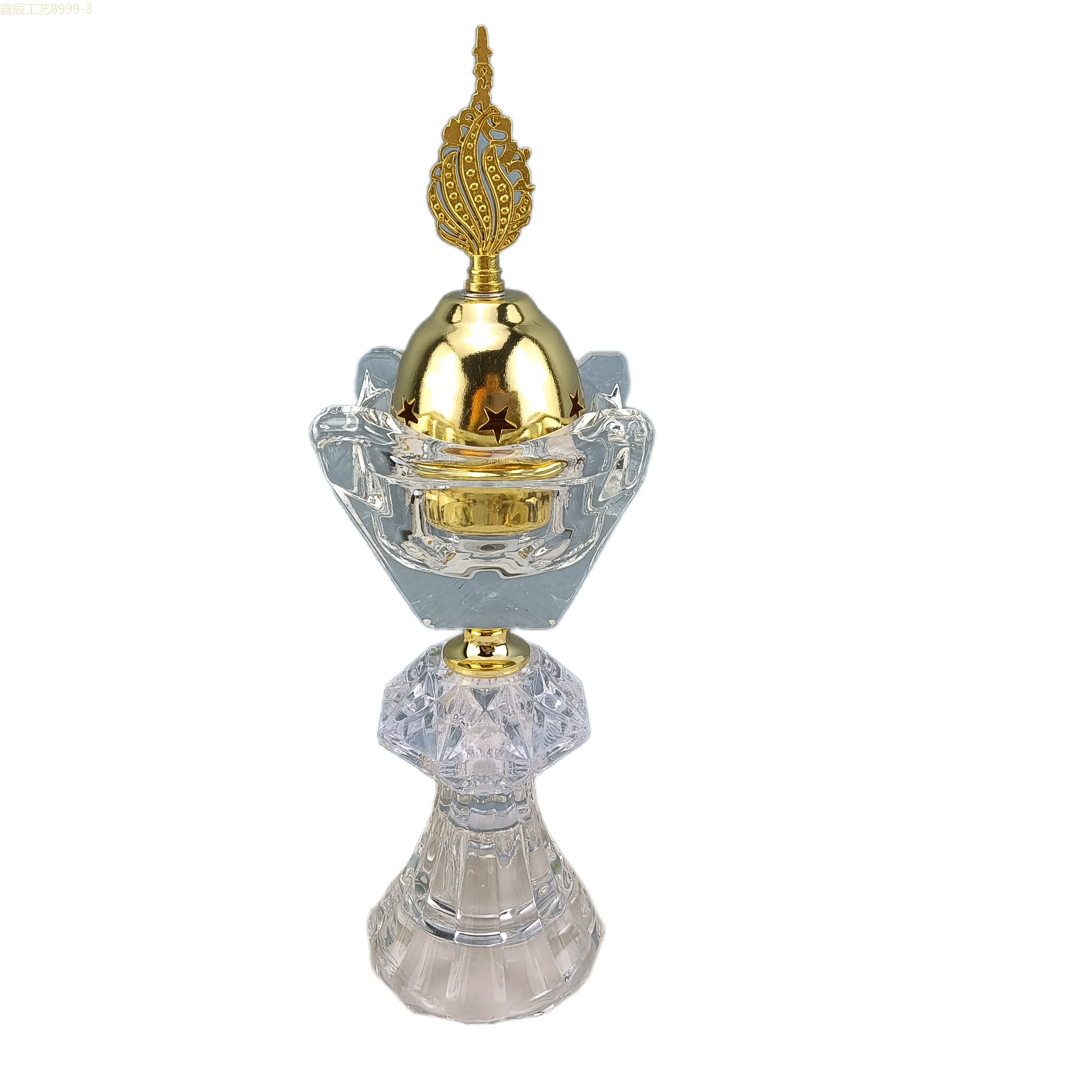 香炉工艺品/香炉/祈福牌/祈福带/纯铜香篆白底实物图