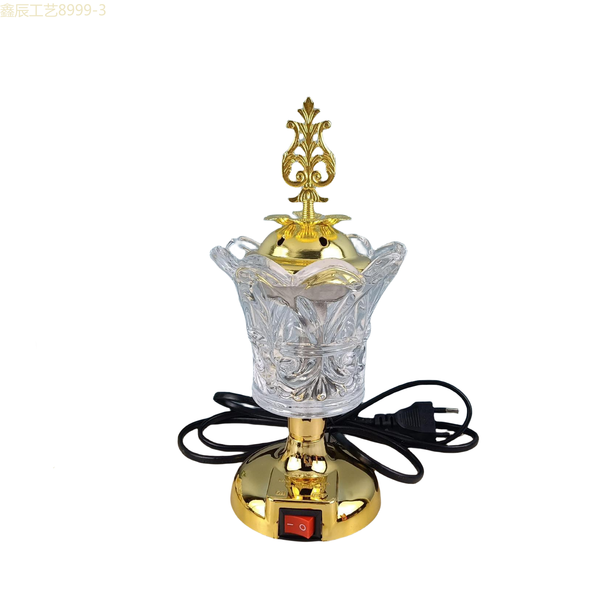 香炉/香炉工艺品/香薰炉/烧纸/凸字香白底实物图