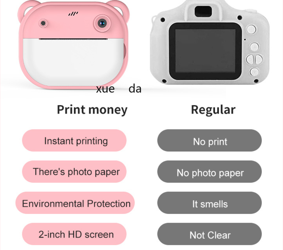 儿童拍立得相机高清打印拍照照相机拍立得运动相机详情8