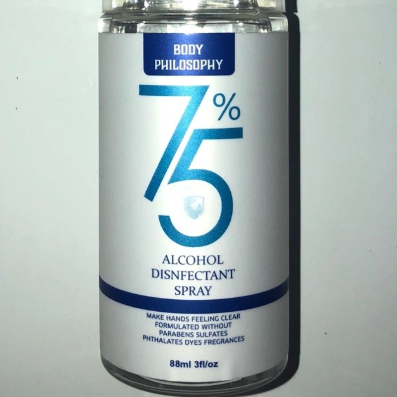 Body Philosophy 88ml Alcohol Spray Disinfectant Specification image