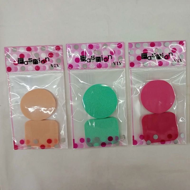 Mf-303# Powder Puff Cosmetic Products Skin Friendly Air Cushion Bb Powder Puff Practical Edge Sponge Dry Powder Puff Factory Direct Sales
