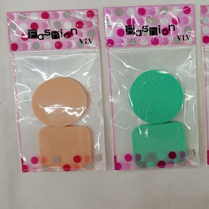 Mf-303# Powder Puff Cosmetic Products Skin Friendly Air Cushion Bb Powder Puff Practical Edge Sponge Dry Powder Puff Factory Direct Sales Specification drawing