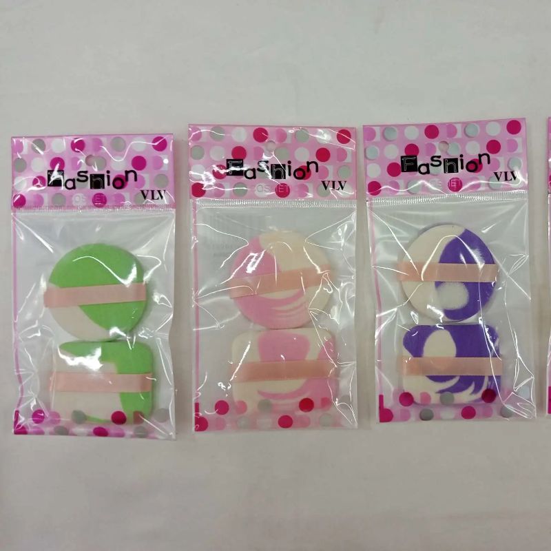 Mf-5# Powder Puff Cosmetic Products Skin-Friendly Air Cushion Bb Powder Puff Round Practical Edging Sponge Dry Powder Puff Factory Direct Sales details Picture