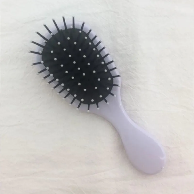 Hair Comb Small Fan Air Cushion Massage Comb Plastic Massage Anti-Static Comb Plastic Print Cute Air Bag Comb Specification drawing